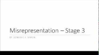Misrepresentation - Stage 3 - Contract Law
