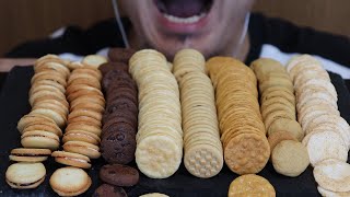 ASMR プチシリーズ喰らうっ！　씹는 소리　대식　chewing sound　Gluttony　sweets　과자　초콜릿　센베이　Rice crackers