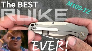 The BEST Ruike knife in existence Titanium N690 and Upgrades! Harpoon mod Enlarged Choil (disease?)