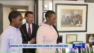 Brooklyn teen says MTA clerk choked her, sues for $2 million