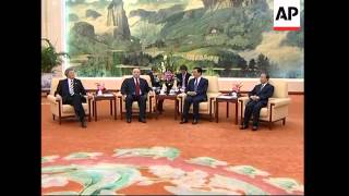 Russian PM meets Chinese president in Beijing