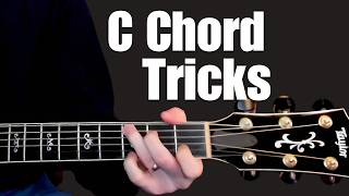 5 Easy C Chord riffs to sound like a pro... a guitar lesson