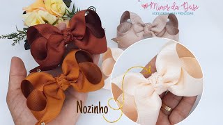 BOUTIQUE PERFEITO COM PONTA 🎀MODO FÁCIL 🎀 Diy ribbon bow hair  By Deise Souza