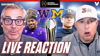 Washington-Michigan Reaction: Jim Harbaugh wins national championship, NFL next? | Colin Cowherd
