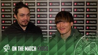 Kyogo On The Match | Celtic 2-1 Rangers | Celtic win the Viaplay Cup Final!
