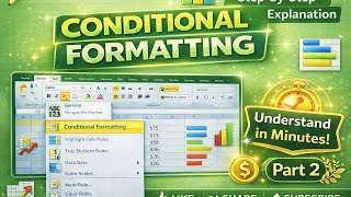 Conditional Formatting in Excel – Part 2 | Step-by-Step Guide