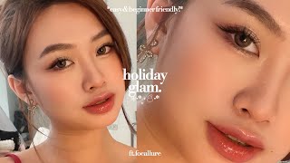 *easy* holiday glam makeup ₊❅.☃ ft. focallure (perfect for christmas party \u0026 nye)