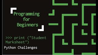Student Marksheet in Python | Grading System | Programming for beginners in Urdu | Hindi Part 2