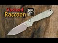 NEW Folder Design!  Vosteed Raccoon Budget EDC Button Lock