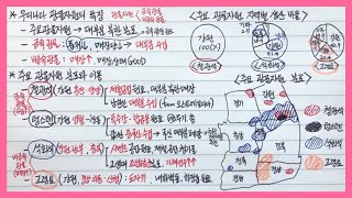 [한국지리]【94】 광물자원의 분포와 이용(ft. 석회석, 철광석, 고령토)(4단원 거주 공간의 변화와 지역개발)ㅣ한국지리 강의ㅣ한국지리 노트필기ㅣ한국지리 개념ㅣ한국지리 공부