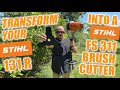 Transform Your Stihl FS 131 into a Stihl FS 311 Brush Cutter.  #StihlFS131R. #StihlFS311