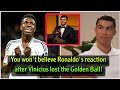 You won't believe Cristiano Ronaldo's comment after Vinicius Junior lost the Ballon d'Or to Rodri!