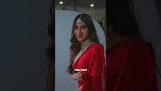 Mouni Roy In Red Saree ❤️ New video