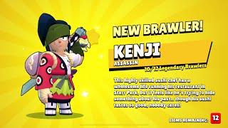 Unlocked new brawler kenji