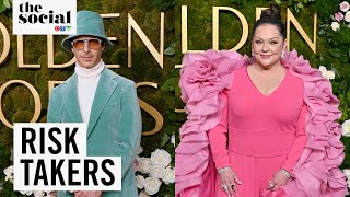 2025 Golden Globes Fashion: Risk-Takers | The Social