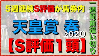 天皇賞・春2020【一週間前追い切り】 S評価は１頭！