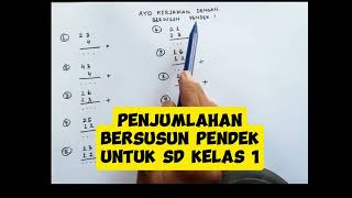 BELAJAR PENJUMLAHAN BERSUSUN PENDEK UNTUK ANAK SD KELAS 1 | Doovi