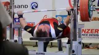 WC Powerlifting 2015 - Jan Wegiera - 295kg bench-press