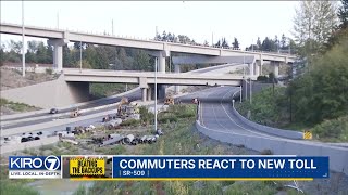 Commuters react to new SR-509 toll