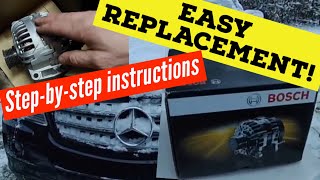 2006 Mercedes ML350 Alternator Replacement