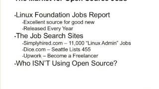 LinuxFest Northwest 2016: Getting a Great Job in Linux and Open Source
