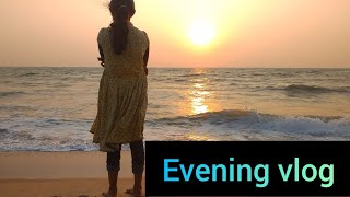 Evening vlog| @ berika beach 🏖️🌊| LIYAZZZZ VLOG