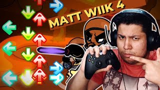 I DESTROYED MATT WIIK 4 WITH AN XBOX CONTROLLER !!! Friday Night Funkin vs Matt 4