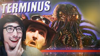 FIZ o EASTER EGG da TERMINUS com 3 NOOBS COMPLETOS de ZOMBIES!