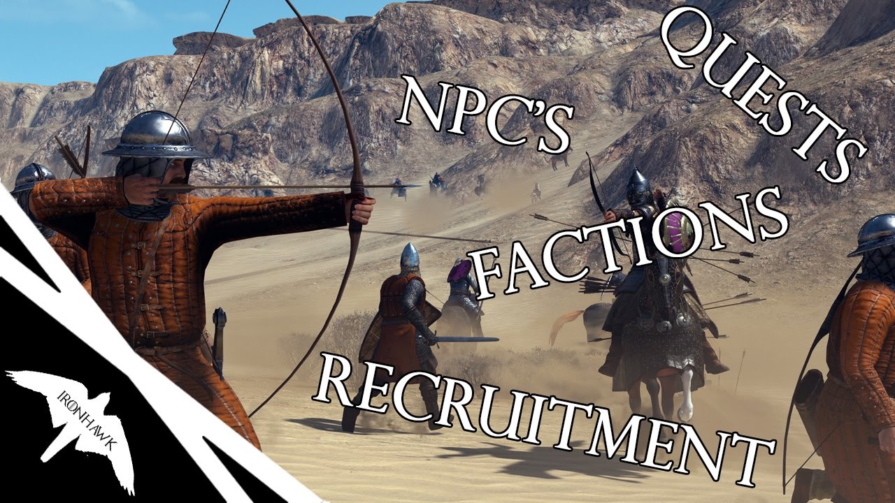 Factions, NPC's, Quests - Bannerlord NEW PC Gamer Article Info - YouTube