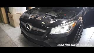 Tuned Mercedes-Benz CLA250 with Vivid Racing Blow Off Valve