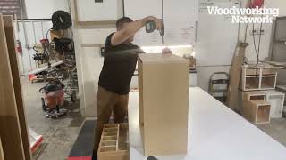 Chris Mason, Founder of FrameZERO Custom Cabinetry, details their method for cabinet assembly