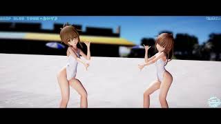 【MMD艦これ】DEEP BLUE TOWNへおいでよ（電ちゃん文月）（raymmd）