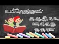 Uyir Ezhuthukal | Learn Tamil Alphabets/ உயிர் எழுத்துக்கள்