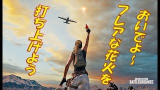 【ＰＵＢＧ】スクワッドで花火打ち上げ用よう♪♪～の巻