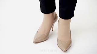 コルソローマ 9 CORSO ROMA 9 パンプス 127 エナメル BEIGE ピンクベージュ