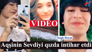 Sevdiyi qıza görə özünü kanala atan 17 yaşlı Aqşinin sevgilisi də eyni yerdə intıhar etdi - VİDEO