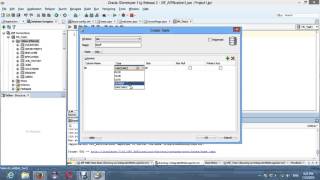 3- create Table within jdev