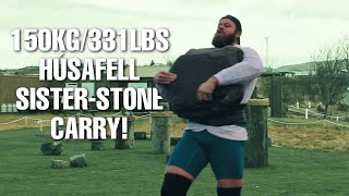 150KG/331LBS HÚSAFELL SISTER-STONE CARRY PR!