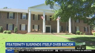 UGA fraternity suspends itself