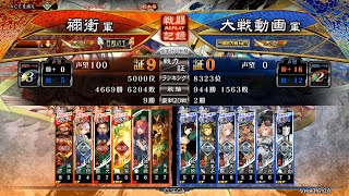 張嶷ワラ VS 董白ワラ【三国志大戦】