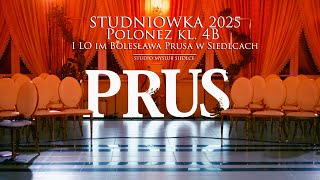 Polonez na Studniówce 2025 | Prus Siedlce kl.4B | Orchidea Siedlce | 01-02-2025 | Oglądaj w 4K !!! |