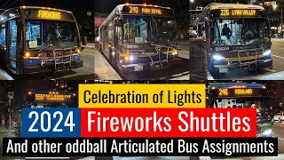 [HD] 2024 TransLink CELEBRATION OF LIGHTS Special/Overload Services ft. D60LFR