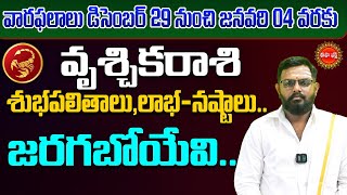 Vruschika Rasi Phalalu | Vara Phalalu |Weekly Horoscope in Telugu | December 29ToJan 4 | Eha Bhakthi