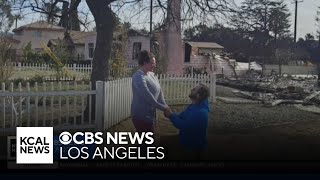 Altadena couple gets engaged in rubble of home destroyed by Eaton Fire