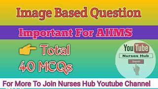 Important Image Based Question For AIIMS Part :- 1 // NURSES HUB//