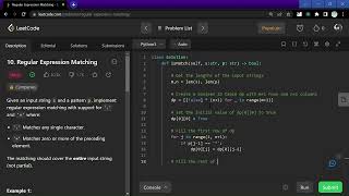 10. Regular Expression Matching | Python | Explanation | LeetCode Problems Solutions