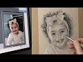 how to draw on tan toned paper. narrated tutorial ~ how to draw a realistic portrait of a girl