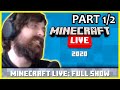 Forsen Reacts To Minecraft Live 2020: Full Show (Part 1/2)