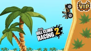 Beach with Monster Truck My New Record Hill Climb Racing 2