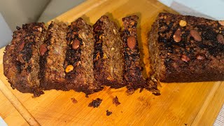 Banana bread/ Banana hleb ovsenim pahuljica i medom 🍯